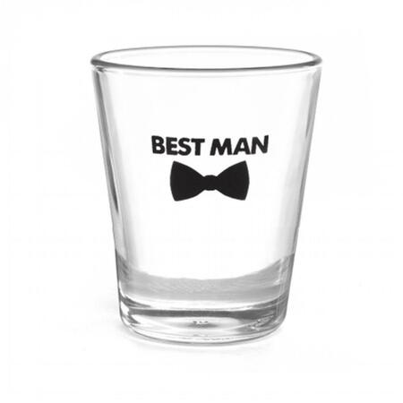 HORTENSE HEWITT Best Man Bow Tie Wedding Party Shot Glass 38860P